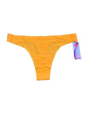 Cheek Boss Thong Size Small yellow